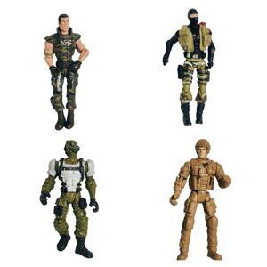 G.I. Joe Military Chap Corps Action Figures 4 Poseable Detailed Collectors
